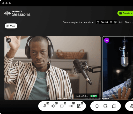 Feature High-quality video chat with dedicated voice audio